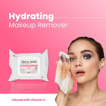 NovoSkin Makeup Remover Wipes - Rose