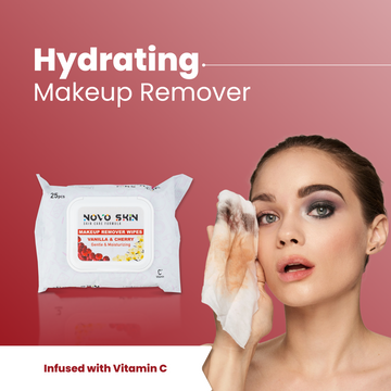 NovoSkin Makeup Remover Wipes - Vanilla & Cherry