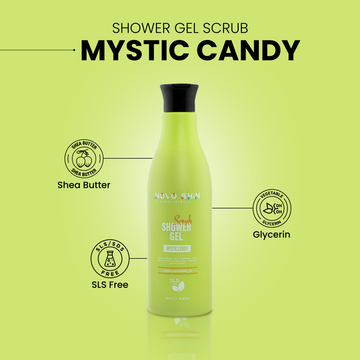 NovoSkin Shower Gel Scrub - Mystic Candy