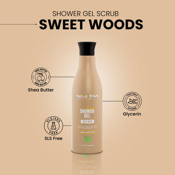 NovoSkin Shower Gel Scrub - Sweet Woods