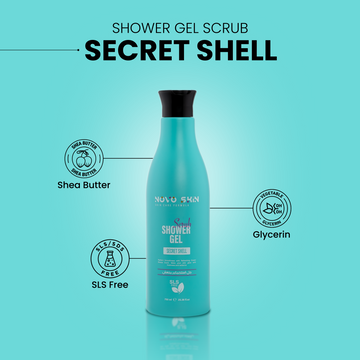 NovoSkin Shower Gel Scrub - Secret Shell