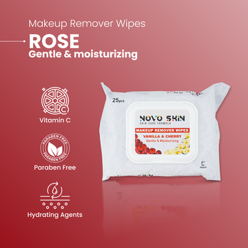 NovoSkin Makeup Remover Wipes - Vanilla & Cherry